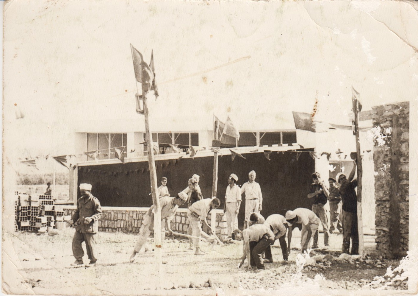 أشغال بناء مقر جماعة أكليم 1967